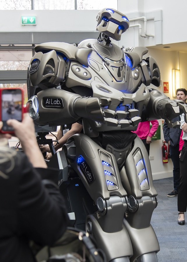 Photo of Titan the Robot at Solent FutureScape
